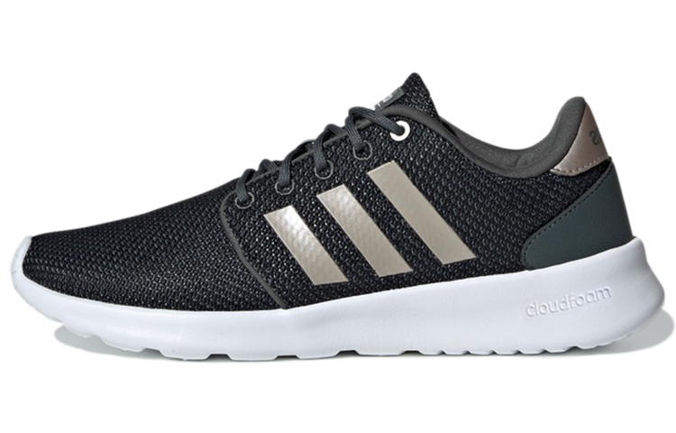 (Women) Adidas Cloudfoam Qt Racer Shoes 'Black Brown Metallic' F34785