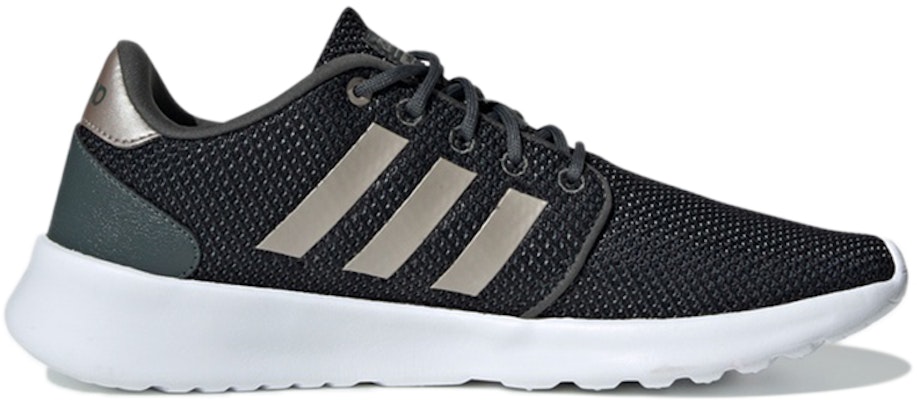 (Women) Adidas Cloudfoam Qt Racer Shoes 'Black Brown Metallic' F34785 Order (Women) Adidas Cloudfoam Qt Racer Shoes 'Black Brown Metallic' F34785