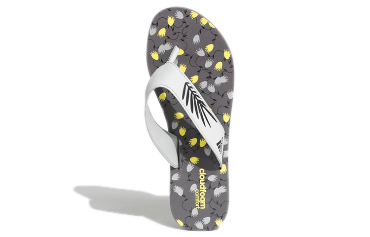 (W) adidas Cloudfoam Slide 'White Grey' 圖 5