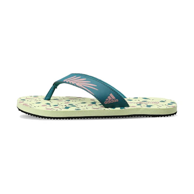 (W) adidas Cloudfoam Slides 'Blue Yellow'