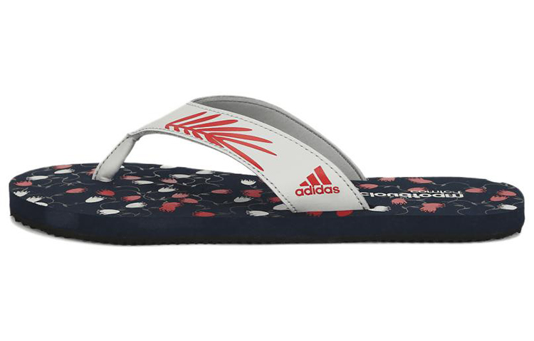 (W) adidas Cloudfoam Slipper 'Grey Red'