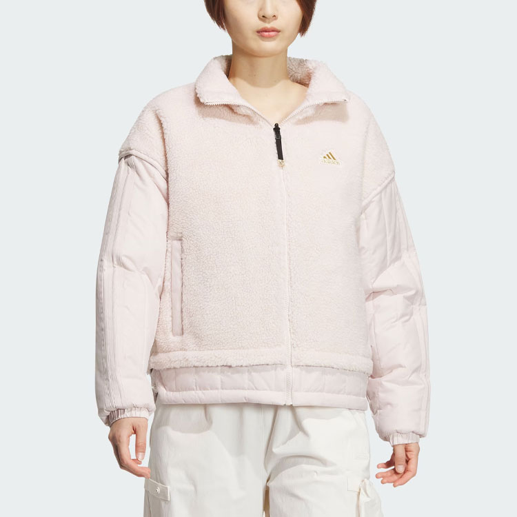 Shop (W) 아디다스 CNY FW23 리버서블 자수 드래곤 재킷 라이트 핑크 IX5956