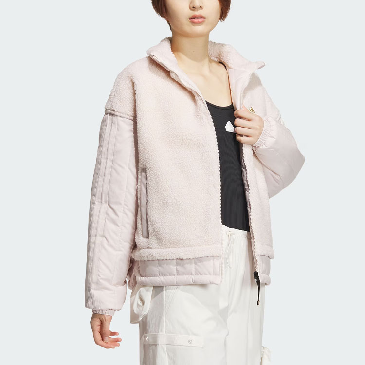 Details for (W) 아디다스 CNY FW23 리버서블 자수 드래곤 재킷 라이트 핑크 IX5956