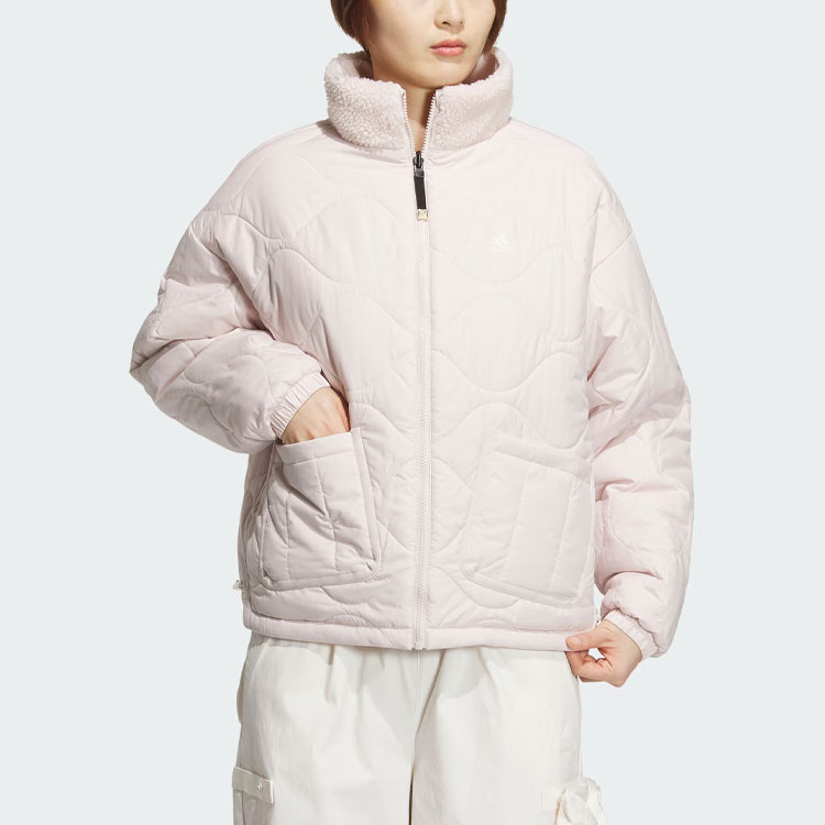 Sizing (W) 아디다스 CNY FW23 리버서블 자수 드래곤 재킷 라이트 핑크 IX5956