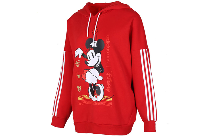 (Women) adidas CNY Minnie Mouse Print Sweater Women’s - Light Scarlet Red GE7774