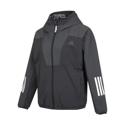 (Women) adidas CNY Reversible Sports Hooded Jacket Black HC2801