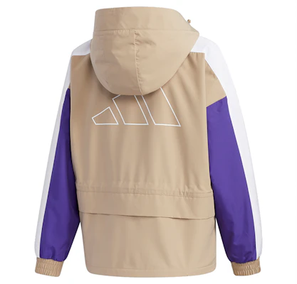 (W) 阿迪达斯 CNY系列拼接图案连帽夹克 卡其棕色 GP0611 Lookbook (W) 阿迪达斯 CNY系列拼接图案连帽夹克 卡其棕色 GP0611