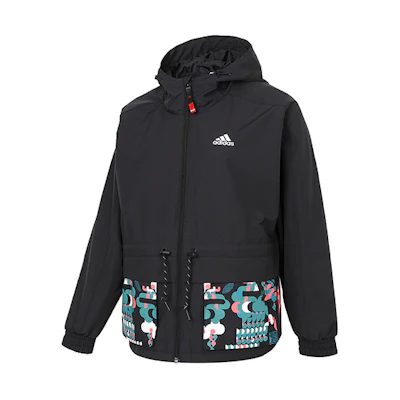 (Women) adidas CNY Training Woven Hooded Jacket Black GP0624
