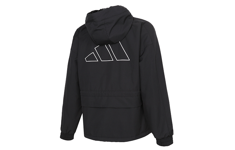 (Women) adidas CNY Training Woven Hooded Jacket Black GP0624 圖 3