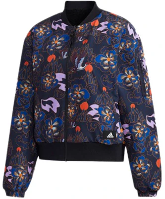 (W) adidas CNY W Mic Bomber Reversible Jacket Corak Bunga GG0770 Buy (W) adidas CNY W Mic Bomber Reversible Jacket Corak Bunga GG0770