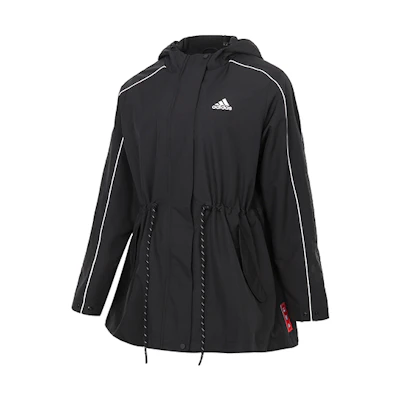 (Women) adidas CNY Warm Woven Fleece-Lined Hoodie Jacket Black Edition GP0625