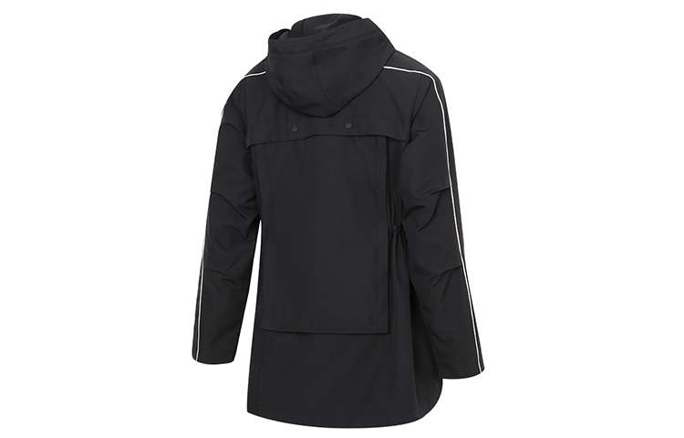 (Women) adidas CNY Warm Woven Fleece-Lined Hoodie Jacket Black Edition GP0625 圖 3