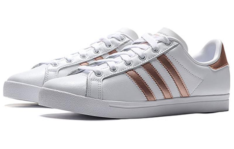 Lookbook adidas originals Coast Star 低筒 板鞋 女款 白銅