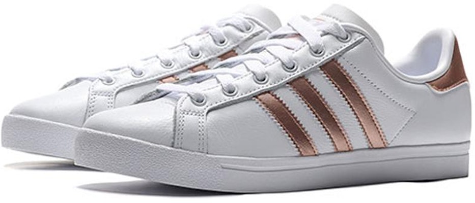 adidas originals Coast Star 低筒 板鞋 女款 白銅 Lookbook adidas originals Coast Star 低筒 板鞋 女款 白銅