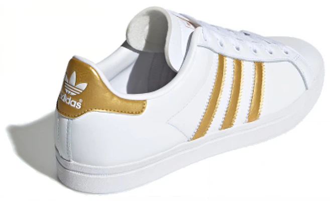 (W) adidas Coast Star 'Blanco Oro Metálico' EE6200 Lookbook (W) adidas Coast Star 'Blanco Oro Metálico' EE6200