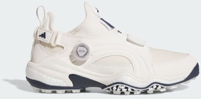 (Women) Adidas CODECHAOS 25 Mid-Cut BOA Spikeless Golf Shoes Chalk White/Collegiate Navy/Chalk White JQ7718 (Women) Adidas CODECHAOS 25 Mid-Cut BOA Spikeless Golf Shoes Chalk White/Collegiate Navy/Chalk White JQ7718