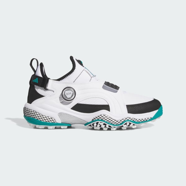 Adidas CodeChaos 25 Mid-Cut BOA Spikeless Golf Shoes Cloud White/Core Black/Pure Teal JP5187