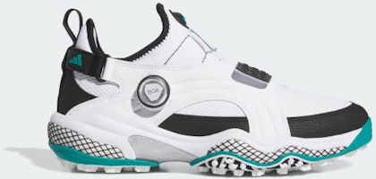 (Women) Adidas CodeChaos 25 Mid-Cut BOA Spikeless Golf Shoes Cloud White/Core Black/Pure Teal JP5187 (Women) Adidas CodeChaos 25 Mid-Cut BOA Spikeless Golf Shoes Cloud White/Core Black/Pure Teal JP5187