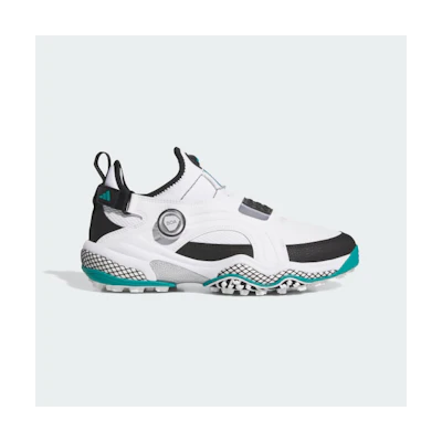 Adidas CodeChaos 25 Mid-Cut BOA Spikeless Golf Shoes Cloud White/Core Black/Pure Teal