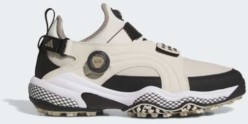 (Women) Adidas CODECHAOS 25 Mid-Cut BOA Spikeless Golf Shoes Alumina/Core Black/Putty Beige JR8239 Buy (Women) Adidas CODECHAOS 25 Mid-Cut BOA Spikeless Golf Shoes Alumina/Core Black/Putty Beige JR8239