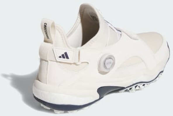 (Women) Adidas CODECHAOS 25 Mid-Cut BOA Spikeless Golf Shoes Chalk White/Collegiate Navy/Chalk White JQ7718 Purchase (Women) Adidas CODECHAOS 25 Mid-Cut BOA Spikeless Golf Shoes Chalk White/Collegiate Navy/Chalk White JQ7718