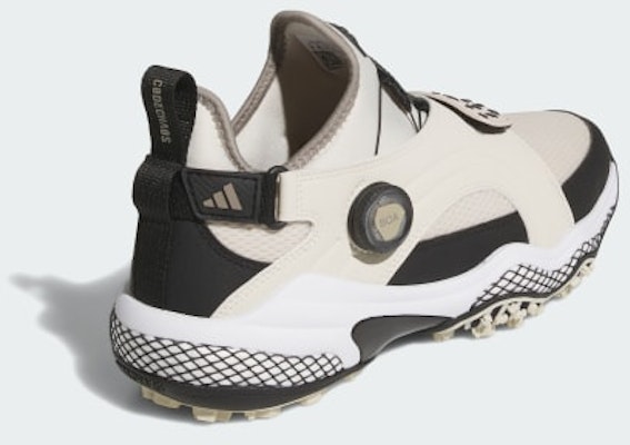 (Women) Adidas CODECHAOS 25 Mid-Cut BOA Spikeless Golf Shoes Alumina/Core Black/Putty Beige JR8239 Purchase (Women) Adidas CODECHAOS 25 Mid-Cut BOA Spikeless Golf Shoes Alumina/Core Black/Putty Beige JR8239