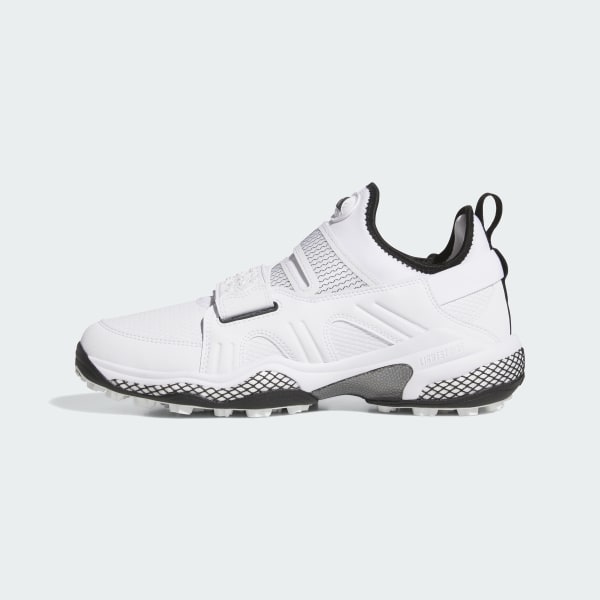 Sizing (W) Adidas CodeChaos 25 Mid BOA Zapatos Golf Sin Tacos Blanco/Negro JP5185