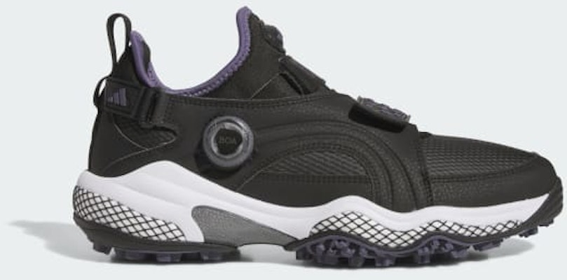 (Women) Adidas CodeChaos 25 Mid Cut BOA Spikeless Golf Shoes Core Black/Preloved Violet/Iron Metallic JP5186 Buy (Women) Adidas CodeChaos 25 Mid Cut BOA Spikeless Golf Shoes Core Black/Preloved Violet/Iron Metallic JP5186