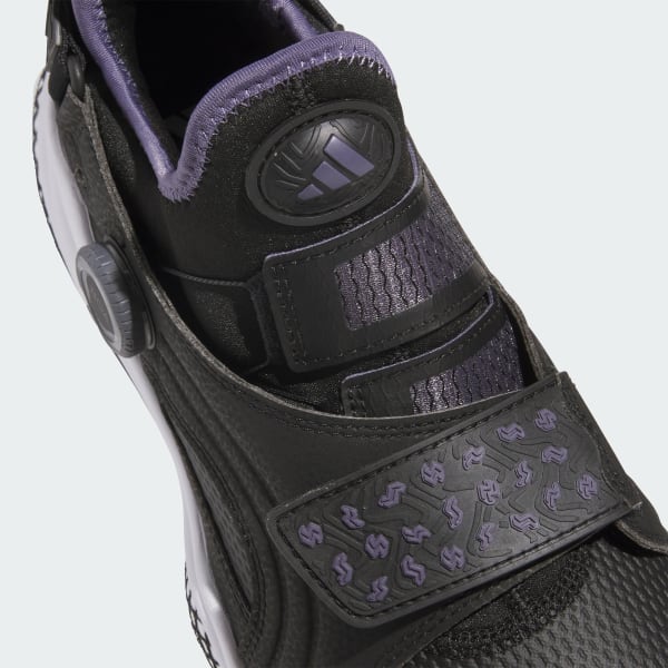 Sizing Adidas CodeChaos 25 Mid BOA Spikeless Golf Core Hitam/Violet/Iron Metalik JP5186