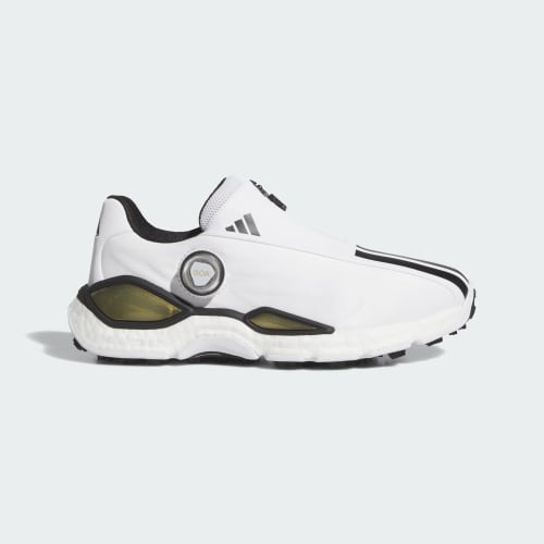 (Women) adidas CodeChaos 27 BOA Spikeless Golf Shoes Cloud White/Core Black/Gold Metallic KI5752