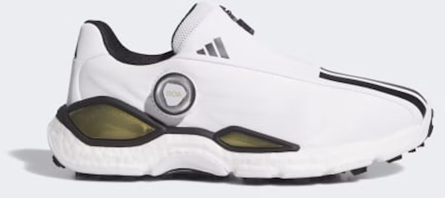 (Women) adidas CodeChaos 27 BOA Spikeless Golf Shoes Cloud White/Core Black/Gold Metallic KI5752 Buy (Women) adidas CodeChaos 27 BOA Spikeless Golf Shoes Cloud White/Core Black/Gold Metallic KI5752