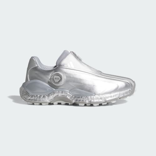 (Women) adidas CodeChaos 27 Boa Spikeless Golf Shoes Silver Metallic/Zero Metalic/Silver Metallic KI5755