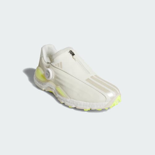 Shop (W) adidas CodeChaos 27 Boa Scarpe da Golf Senza Tacchetti Bianco/Metallico/Limoni Ghiacciati KI5754