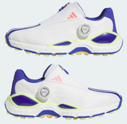 (W) adidas CodeChaos 27 BOA Scarpe Golf Spikeless Bianco/Indaco/Limone Ghiacciato KI5753 Sizing (W) adidas CodeChaos 27 BOA Scarpe Golf Spikeless Bianco/Indaco/Limone Ghiacciato KI5753
