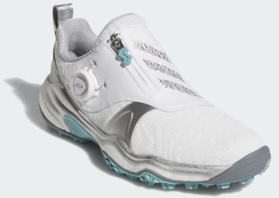 (Women) Adidas CodeChaos BOA 25 Spikeless Golf Shoes Cloud White/Silver Metallic/Mint Ton JQ7753 Shop (Women) Adidas CodeChaos BOA 25 Spikeless Golf Shoes Cloud White/Silver Metallic/Mint Ton JQ7753