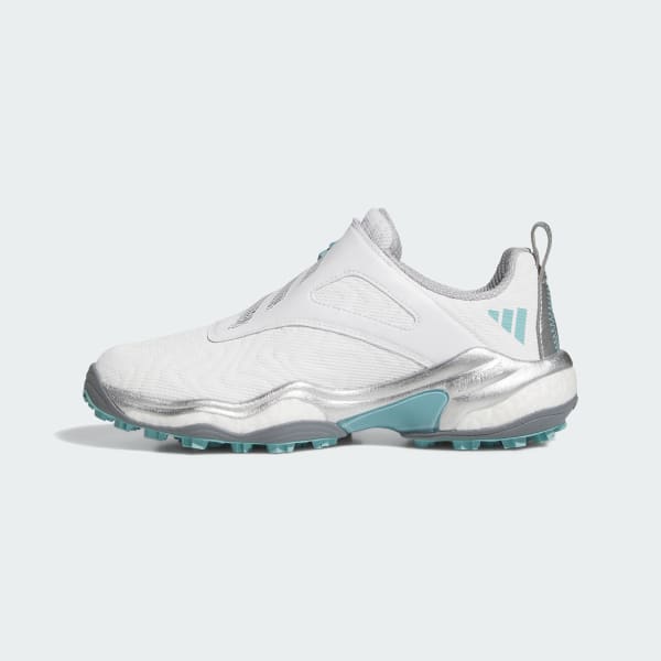 Details for (W) Adidas CodeChaos BOA 25 Zapatillas de Golf Sin Tacos Blanco/Plata/Menta JQ7753