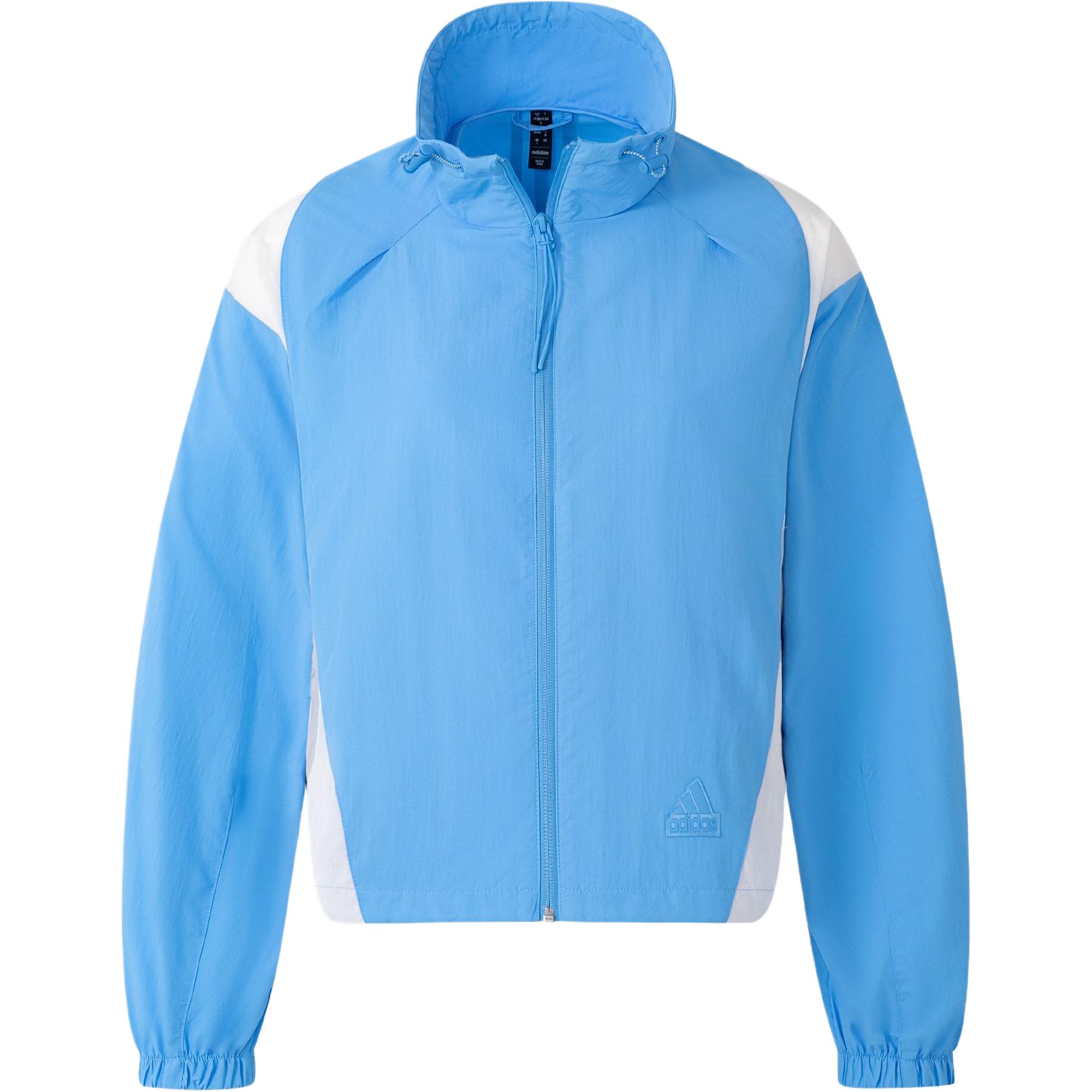 (Women) adidas Colorblock Water-Resistant Woven Jacket - Blue Casual Loose Fit JP1458