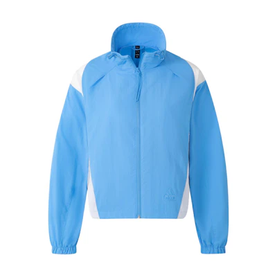 (Women) adidas Colorblock Water-Resistant Woven Jacket - Blue Casual Loose Fit JP1458