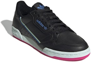 adidas originals Continental 80 舒適耐磨 低幫休閒板鞋 女款 炭黑 Lookbook adidas originals Continental 80 舒適耐磨 低幫休閒板鞋 女款 炭黑