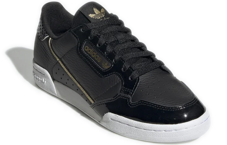 (W) adidas Continental 80 'Black Gold Metallic' 圖 2