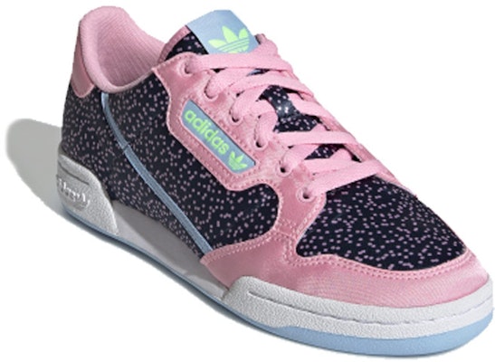 (W) adidas Continental 80 'True Pink Glow Blue' Lelaki/Perempuan EE5060 Lookbook (W) adidas Continental 80 'True Pink Glow Blue' Lelaki/Perempuan EE5060