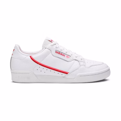 (W) adidas Continental 80 'White Scarlet Flash Red'