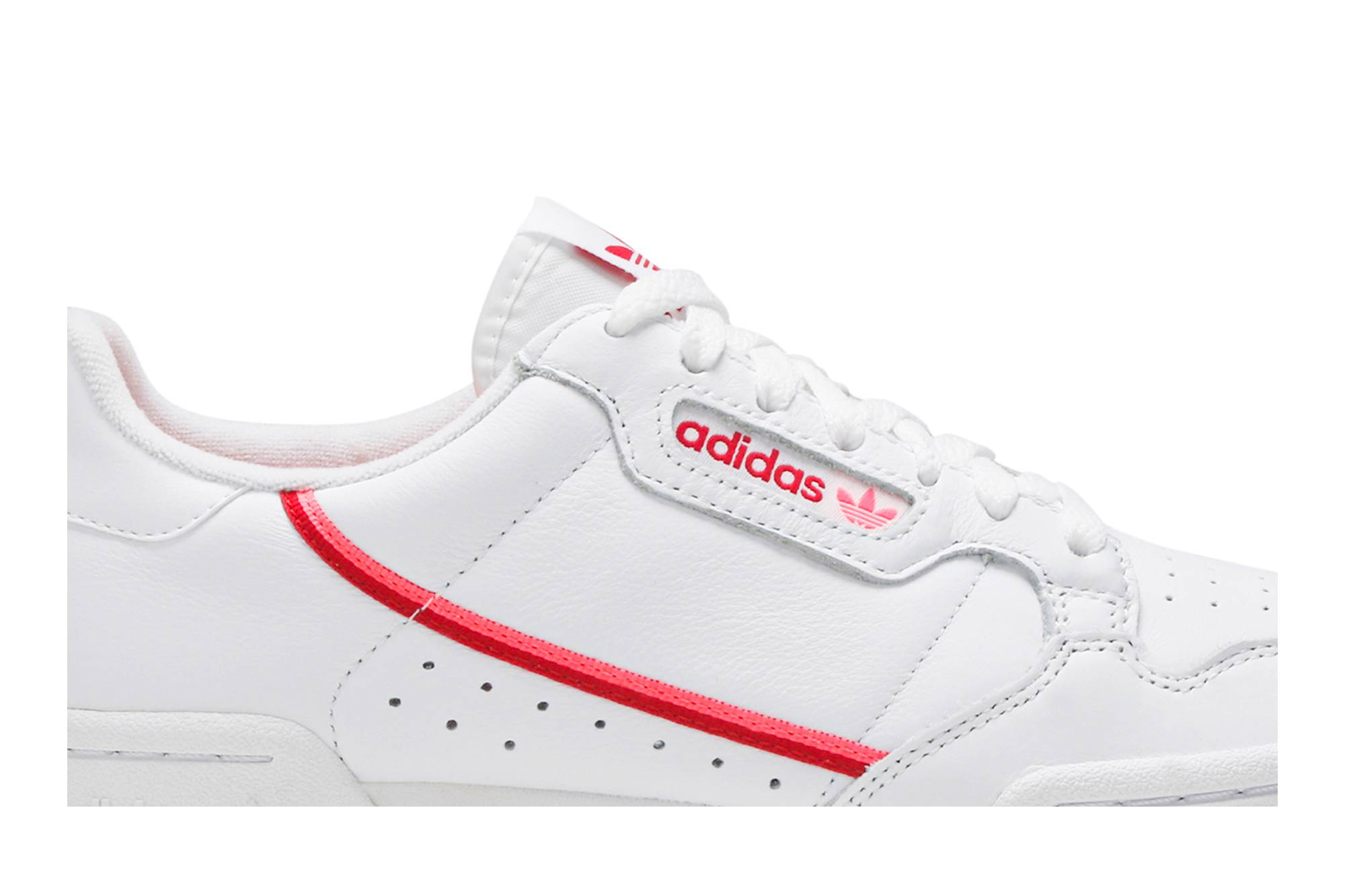 (W) adidas Continental 80 'White Scarlet Flash Red' 圖 2