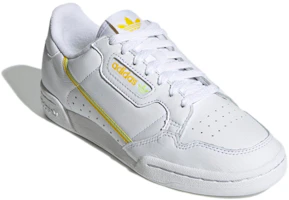 Order (W) adidas Continental 80 ''Wit Semi Frozen Yellow'' EE5561