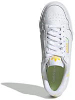 Shop (W) adidas Continental 80 ''Wit Semi Frozen Yellow'' EE5561