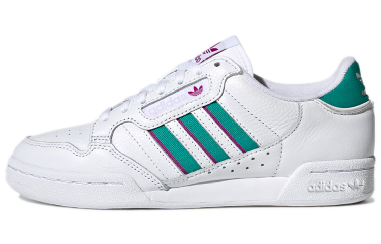 (Women) adidas Continental 80 Stripes 'White Glory Green Fuchsia' H04020