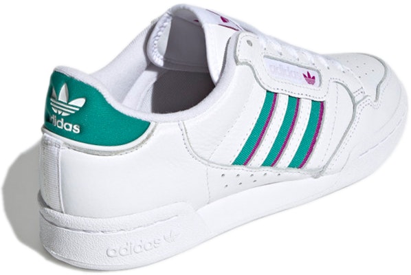 (女款)adidas Continental 80 Stripes '白色 荣耀绿色 紫红色' H04020 Shop (女款)adidas Continental 80 Stripes '白色 荣耀绿色 紫红色' H04020