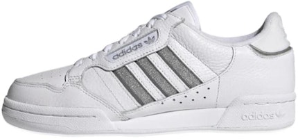 (Women) adidas Continental 80 Stripes 'White Silver Metallic' S42626 (Women) adidas Continental 80 Stripes 'White Silver Metallic' S42626