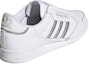 Shop (W) adidas Continental 80 Stripes 'Putih Perak Metalik' S42626