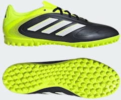 (Women) Adidas Copa Pure.3 Club TF Soccer Shoes Core Black/Cloud White/Lucid Lemon JR2893 (Women) Adidas Copa Pure.3 Club TF Soccer Shoes Core Black/Cloud White/Lucid Lemon JR2893